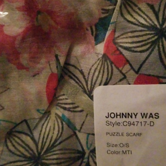 Johnny Was PUZZLE SCARF - Picture 4 of 6